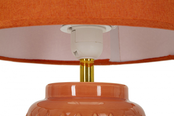 Lampa de masa portocalie | Iluminat vibrant | CreativDeco [3]