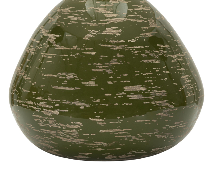 Lampă de masă verde bază plină rotunjită [4]