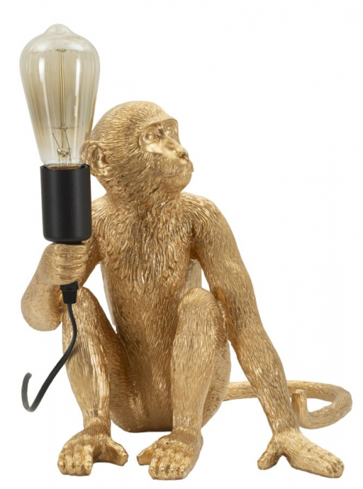 Lampă decorativă modernă aurie din rășină maimuță Monkey [2]