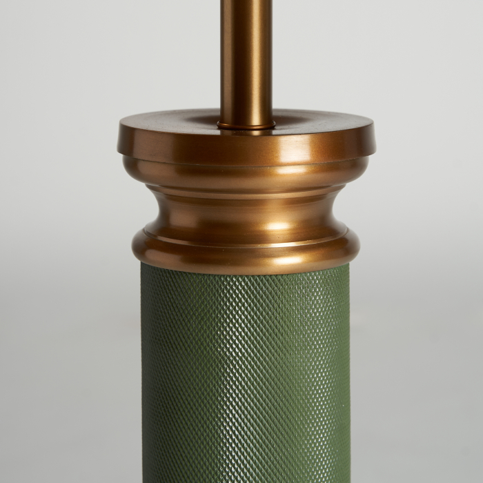 Lampa masa provensala aluminiu verde negru | Iluminat romantic [2]