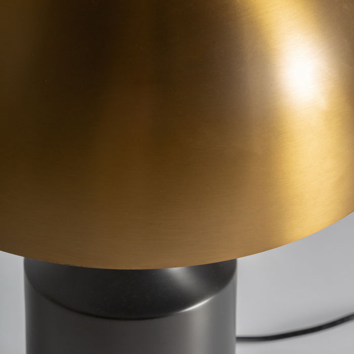 Lampa de masa Art Deco bronz gri si auriu|Iluminat interior elegant [2]