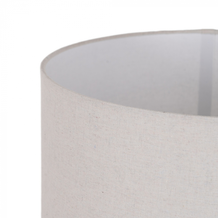 Lampa ceramica alba cu abajur natural|Lampi moderne pentru decor minimalist sau scandinav [2]
