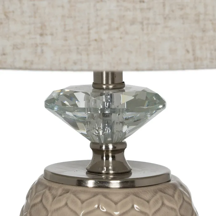 Lampa geometrica ceramica|Lampi de masa elegante pentru decoruri de lux [4]
