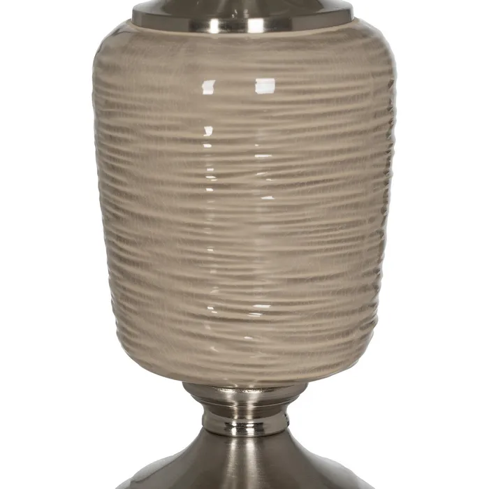 Lampa bej-argintie cristal|Lampi de masa elegante pentru decor de lux [5]
