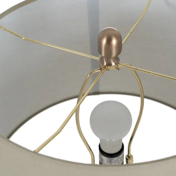 Lampa ceramica argintie|Lampi moderne pentru decor elegant [7]