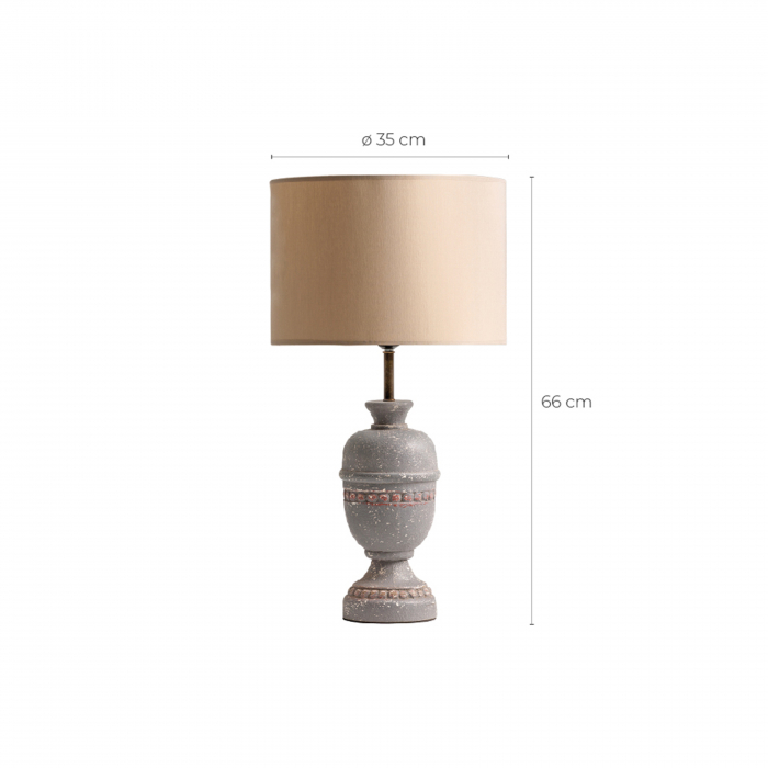 Lampa masa provensala mango crem|Lampi rustice [2]