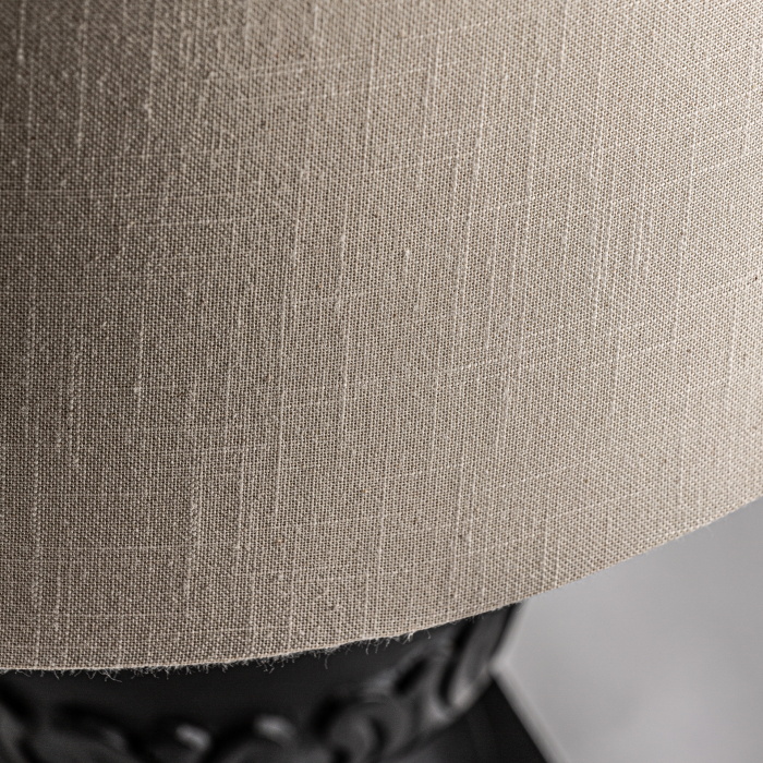 Lampa masa provensala mango negru alb|Lampi rustice moderne [2]
