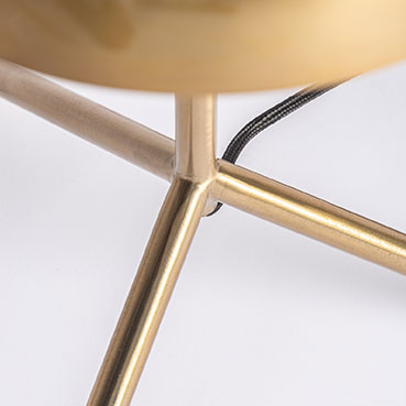 Lampa masa Art Deco metal auriu|Lampi elegante [2]
