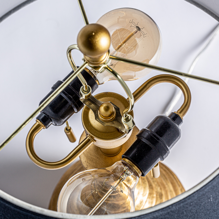 Lampa masa Art Deco auriu negru|Lampi elegante [7]