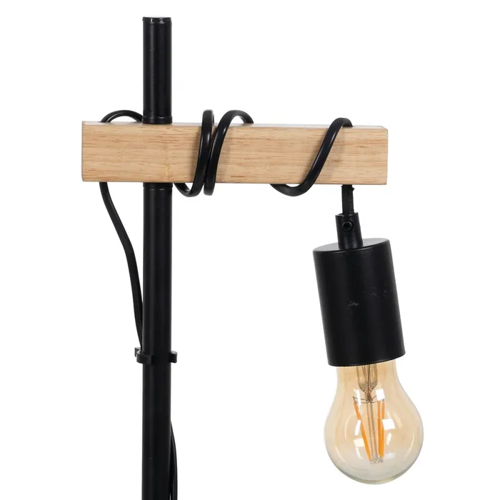 Lampă de masă modernă lemn și metal|Corpuri de iluminat pentru birou [2]
