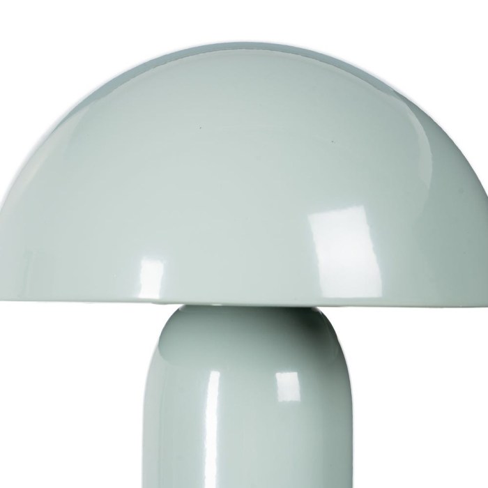 Lampă de masă din metal verde deschis tip ciupercă – pastel [3]