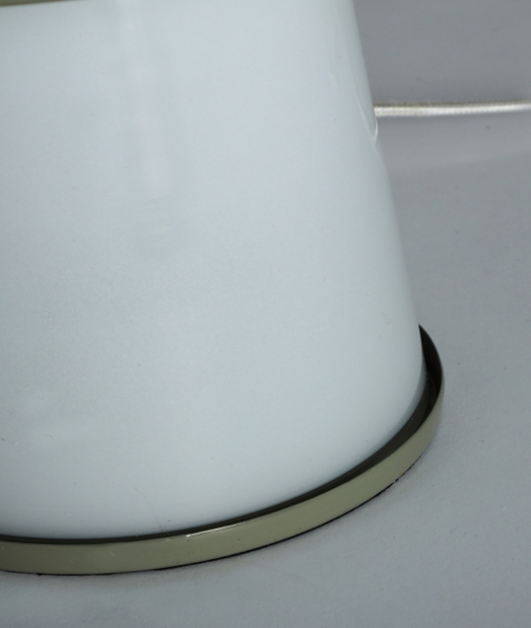  Lampă masă sticlă albă fier verde CORTONA – titlu imagine principală [3]