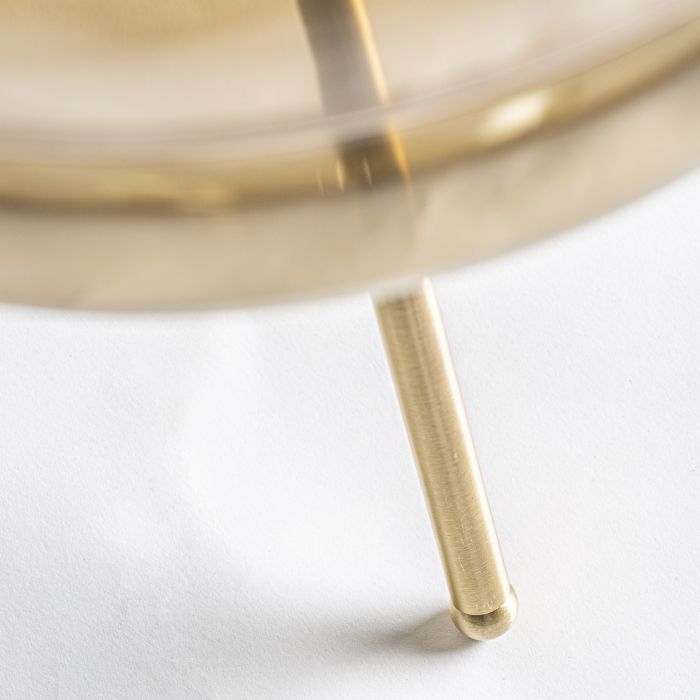 Lampa masa sticla aurie Art Deco|Lampi luxoase [3]
