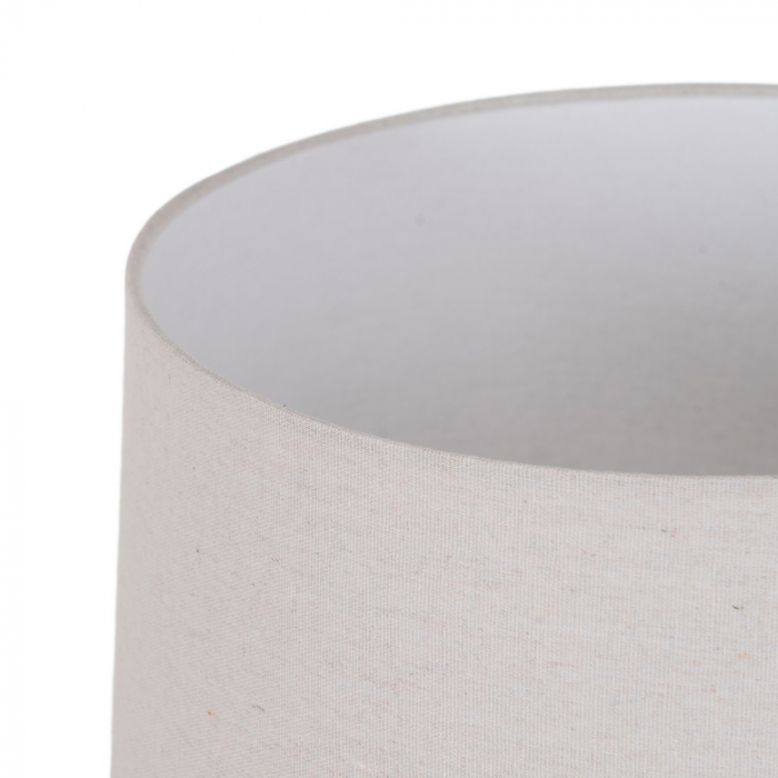 Lampa din teracota alba cu abajur in pentru iluminat cald|Lampi rustice pentru decoruri naturale [2]