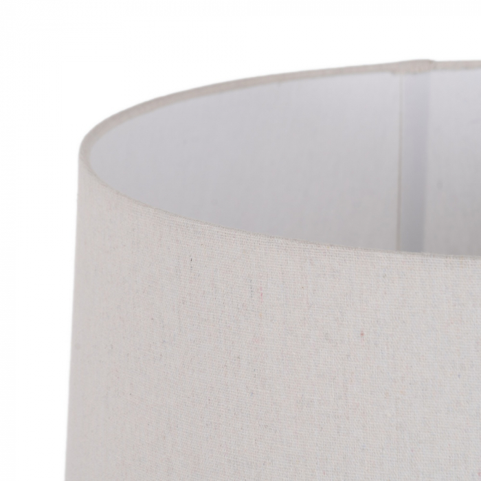 Lampa teracota alba pentru iluminat cald|Lampi cu textura naturala pentru decor autentic [2]