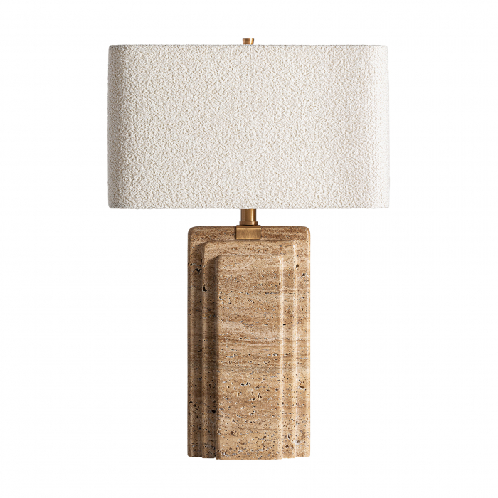Lampa masa Art Deco travertin bej|Lampi elegante [1]