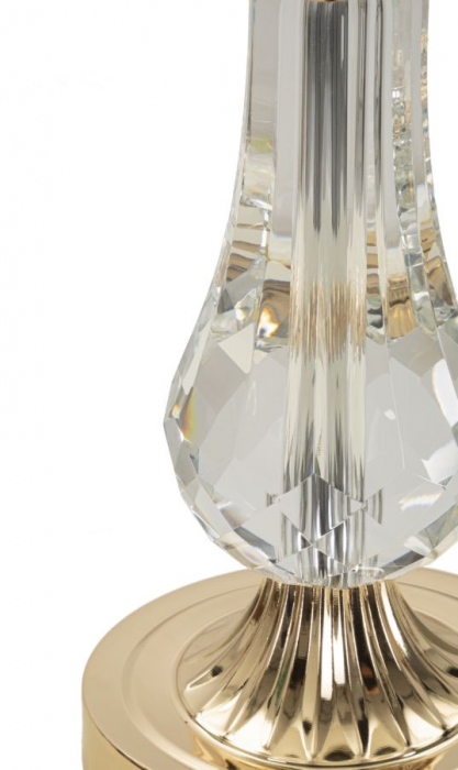 Veioza Eleganta cu Cristale CreativDeco - Lampa de Masa Aurie [3]