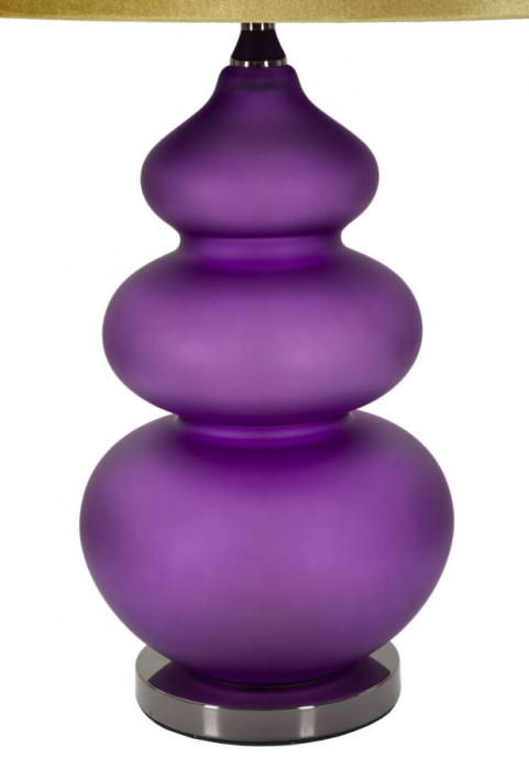 Lampa de masa violet | Veioza eleganta CreativDeco [2]