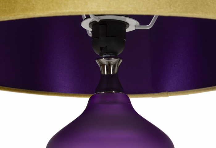 Lampa de masa violet | Veioza eleganta CreativDeco [4]