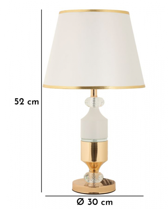 Lampă de masă metal sticlă Gipsy [7]