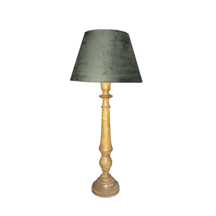 Lampă de masă finisaj natural verde măsliniu [1]