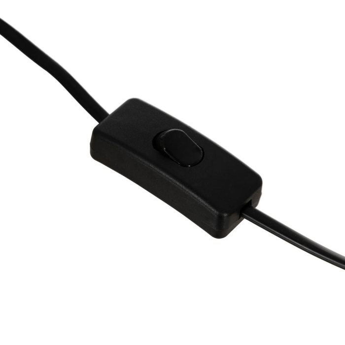 Lampă de masă înaltă din bumbac crem și maro [7]