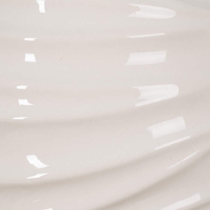 Lampa ceramica alba inalta pentru decor simetric|Lampi decorative pentru interioare moderne [6]