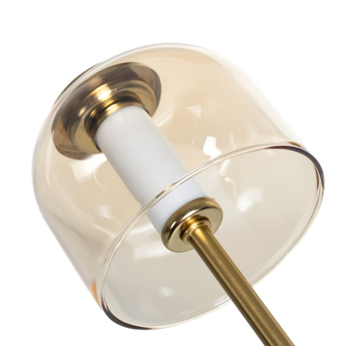 Lampă de masă LED reîncărcabilă sticlă transparentă [8]