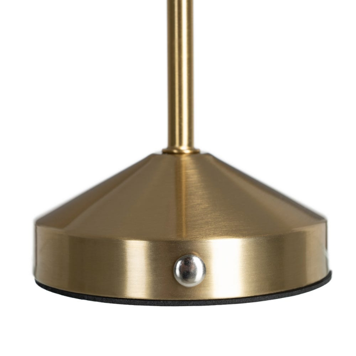 Lampă LED cu abajur floral din material textil alb [5]
