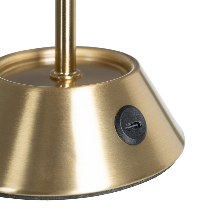 Lampă de masă LED tactilă aurie fără fir [6]