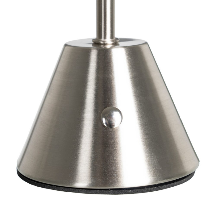 Lampă de masă LED tactilă culoare oțel cu cupolă rotundă [5]