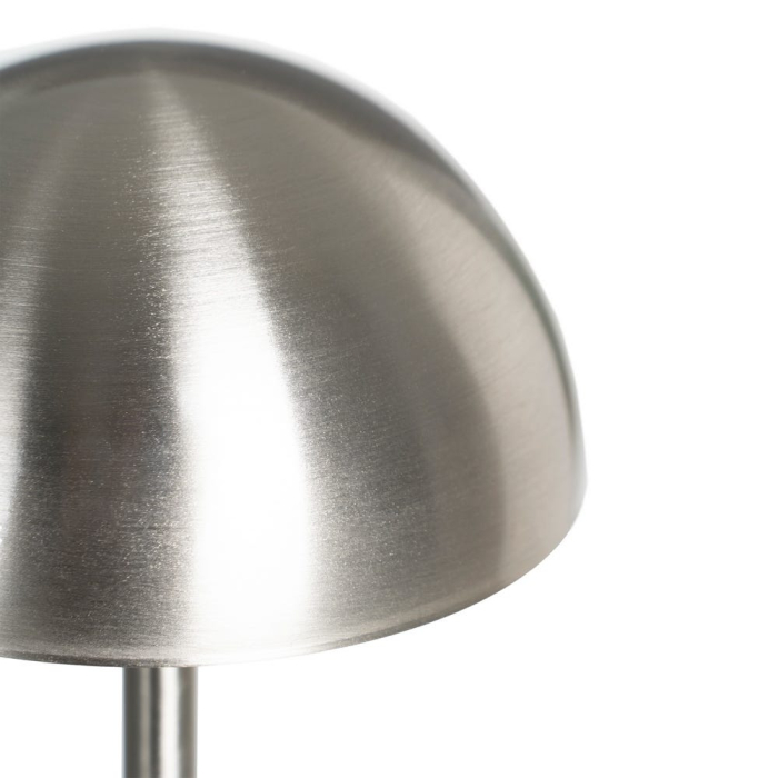 Lampă de masă LED tactilă culoare oțel cu cupolă rotundă [2]