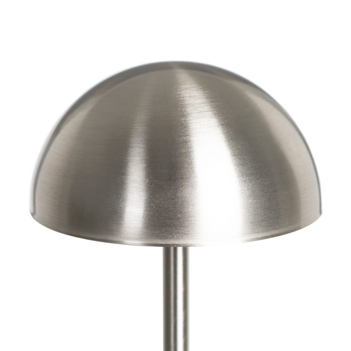 Lampă de masă LED tactilă culoare oțel cu cupolă rotundă [3]