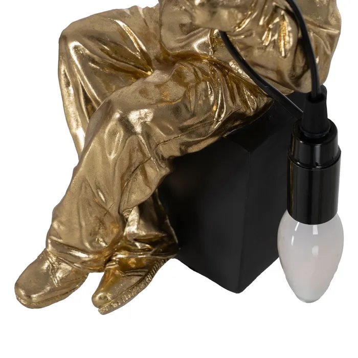 Lampă Man auriu|Iluminat decorativ sofisticat [4]