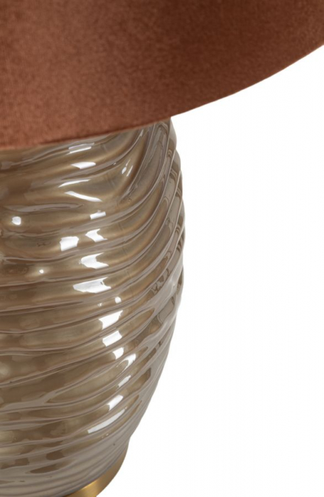 lampa decor glam bej maronie, creativdeco [6]