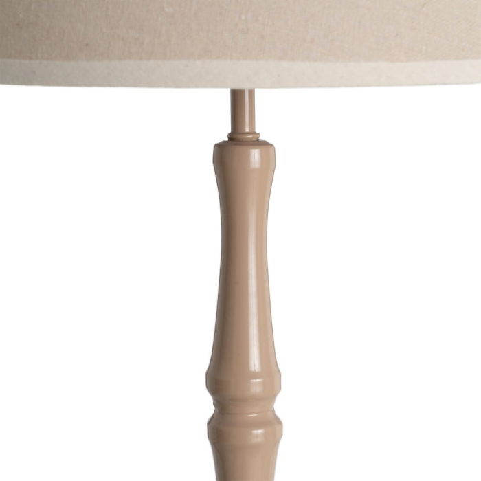 Lampă de masă taupe cu profil curbat [5]