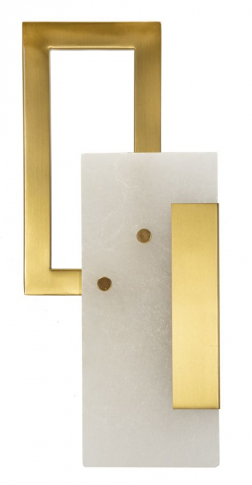 Aplica geometrica aurie | Iluminat decorativ | CreativDeco [1]