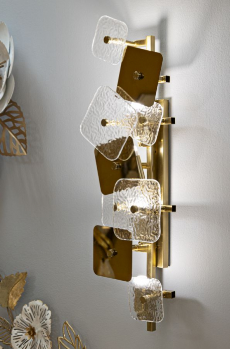 Lampa de perete aurie | Design modern | CreativDeco [2]