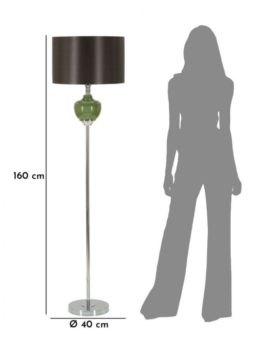 Lampa de podea verde | Lampadar elegant CreativDeco [7]