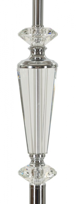 Lampa de podea argintie | Iluminat elegant | CreativDeco [3]