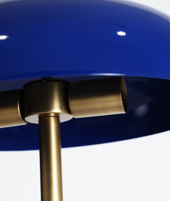 Lampă podea fier albastru auriu GLITTER – titlu imagine principală [3]