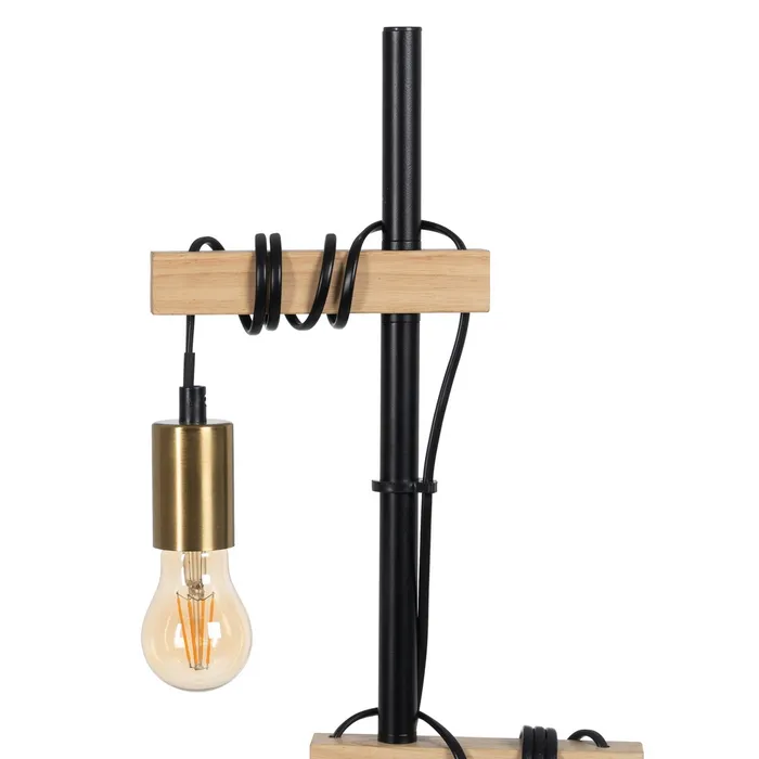 Lampă de podea modernă lemn și metal|Corpuri de iluminat pentru decor elegant [2]
