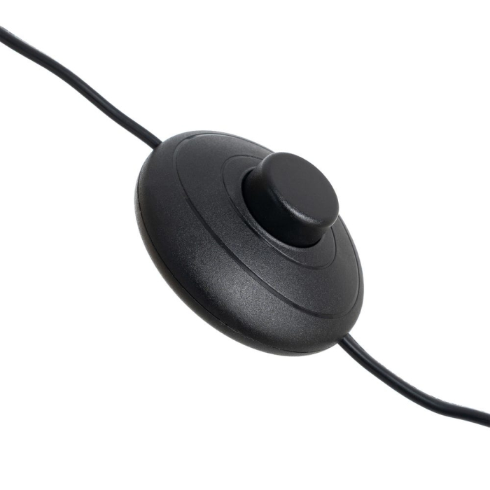 Lampă de podea din ratan natural cu abajur cilindric și bază conică – fotografie produs principal [7]