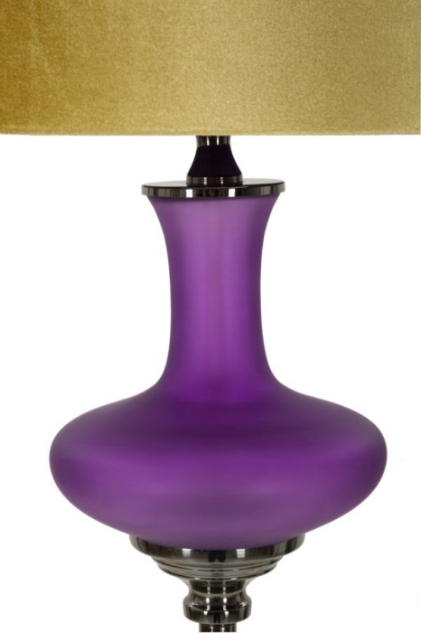 Lampa de podea violet | Lampadar sofisticat CreativDeco [3]