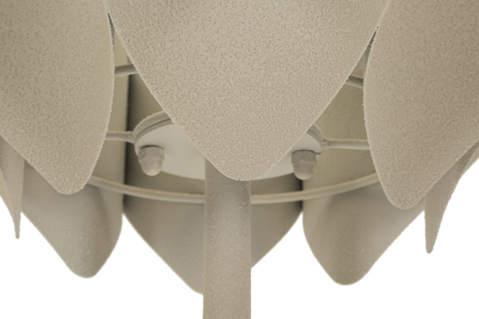 Lampă de podea modernă crem abajur sculptural Space [5]