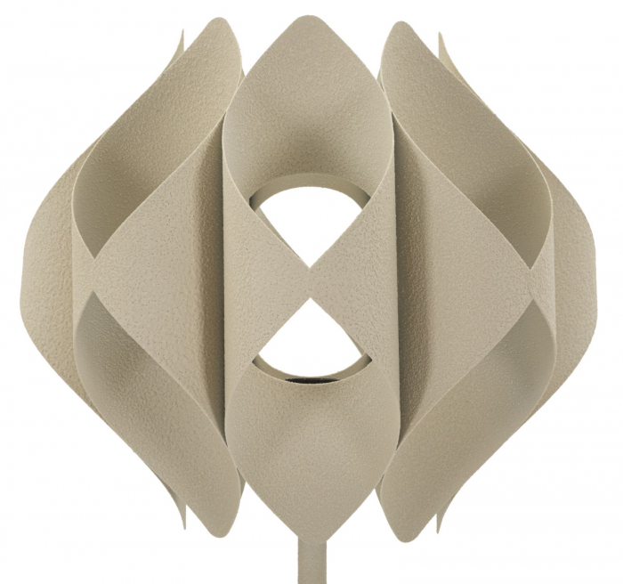 Lampă de podea modernă crem abajur sculptural Space [2]