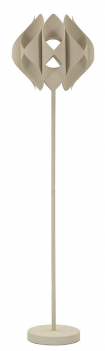 Lampă de podea modernă crem abajur sculptural Space [1]