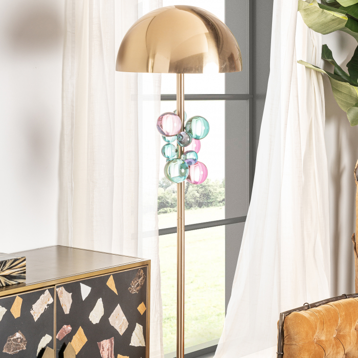 Lampa podea Art Deco multicolora|Lampadare elegante colorate [4]
