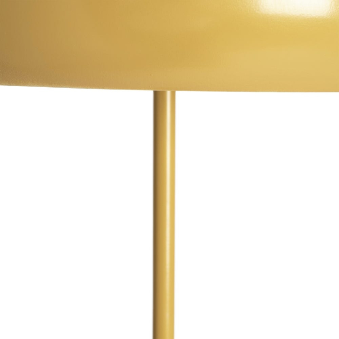Lampă de podea muștar cu abajur semisferic din metal [4]