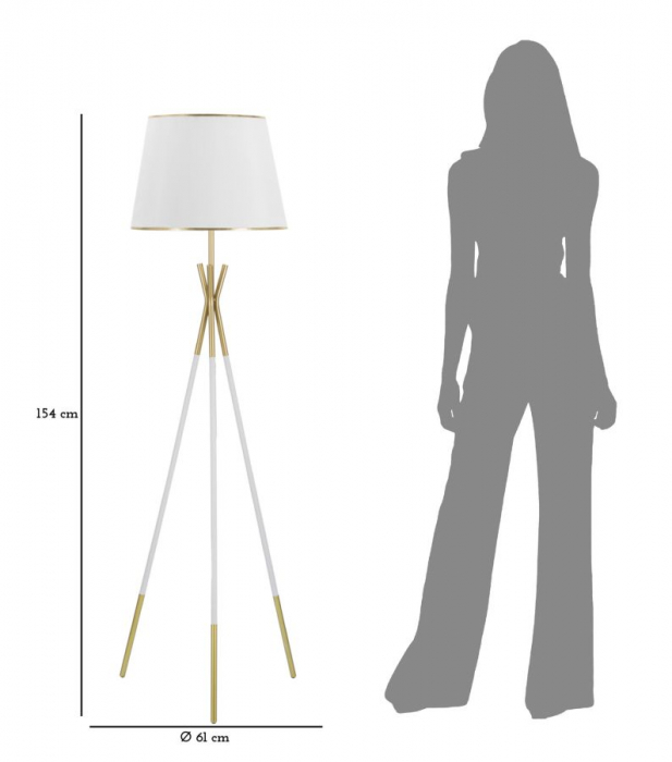 Lampa moderna podea trei picioare CreativDeco [6]